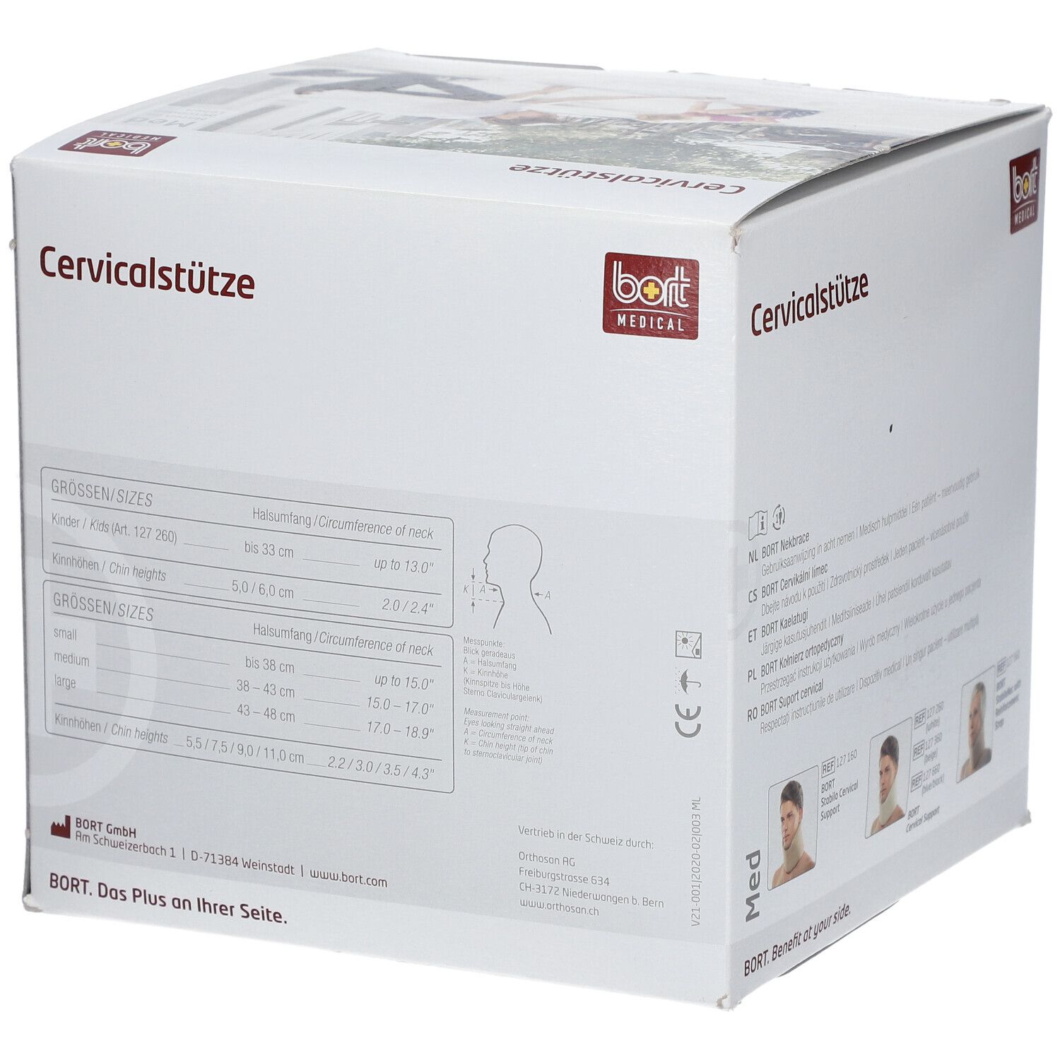 BORT Cervikalstütze 9 cm Gr. L haut