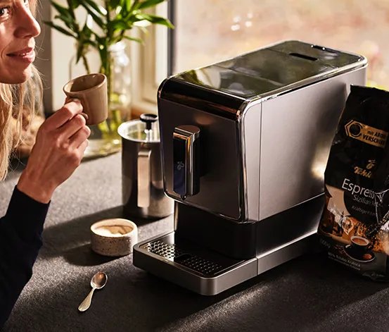 »Esperto Caffè« Tchibo Kaffeevollautomat, Silber