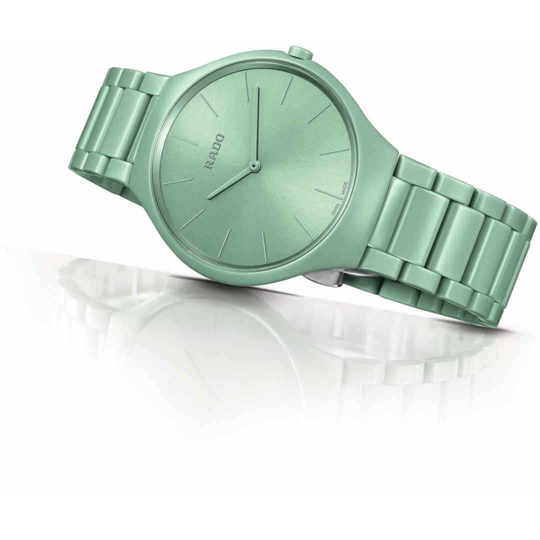 Rado True Thinline Le Corbusier Slightly Greyed English Green 32041 Limited Edition