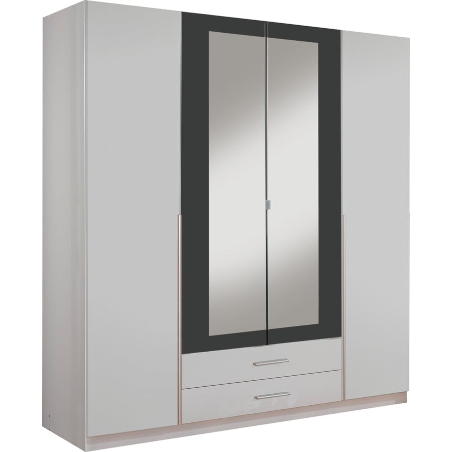 Schrank Kuga weiss/Eiche, 4-trg