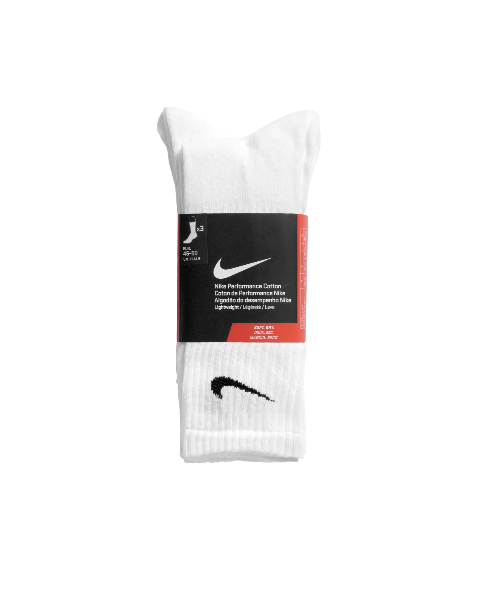 Nike Performance Lightweight Training Crew Socks (3 Pairs)
