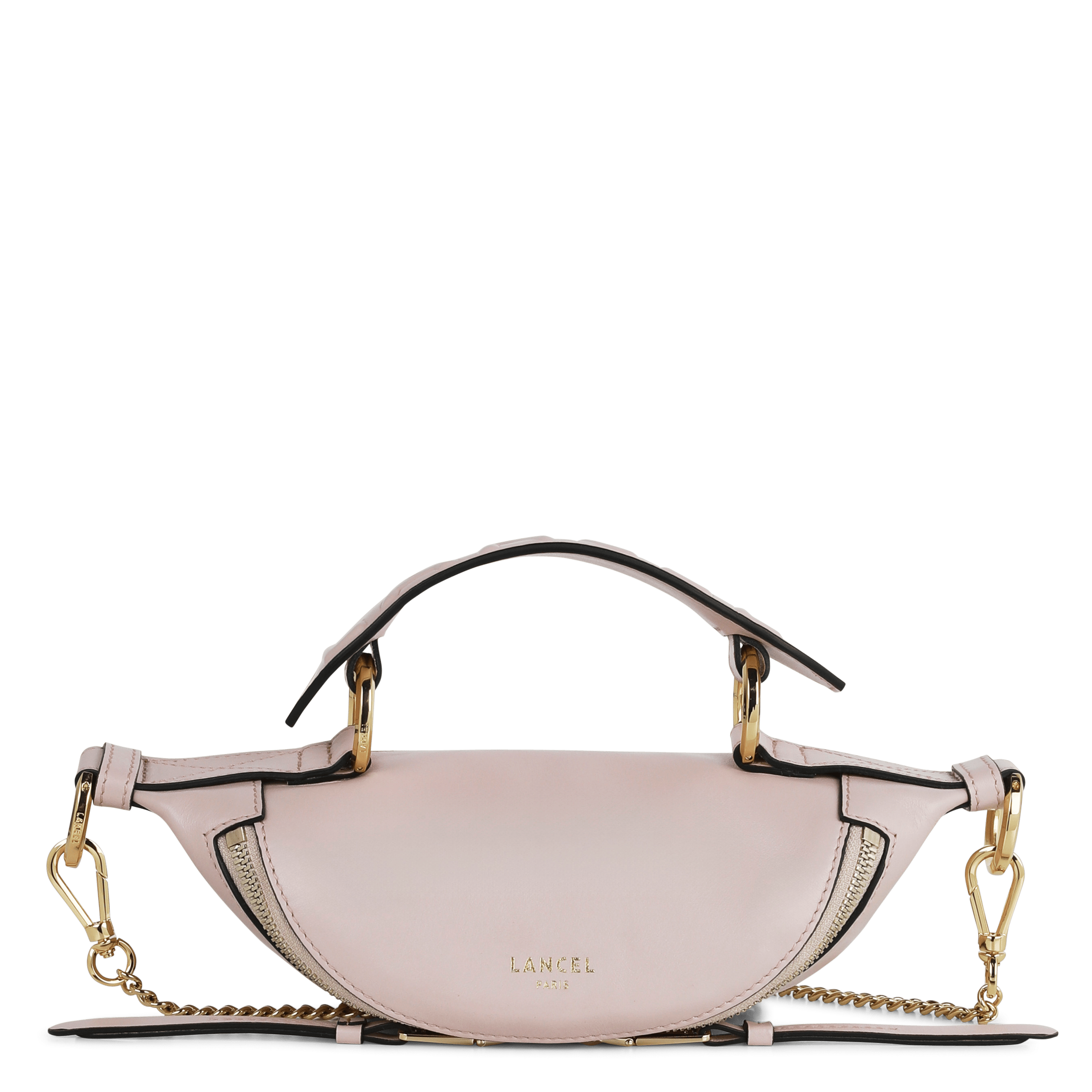 ORIGAMI MINI - Sac bandoulière en cuir| Rose