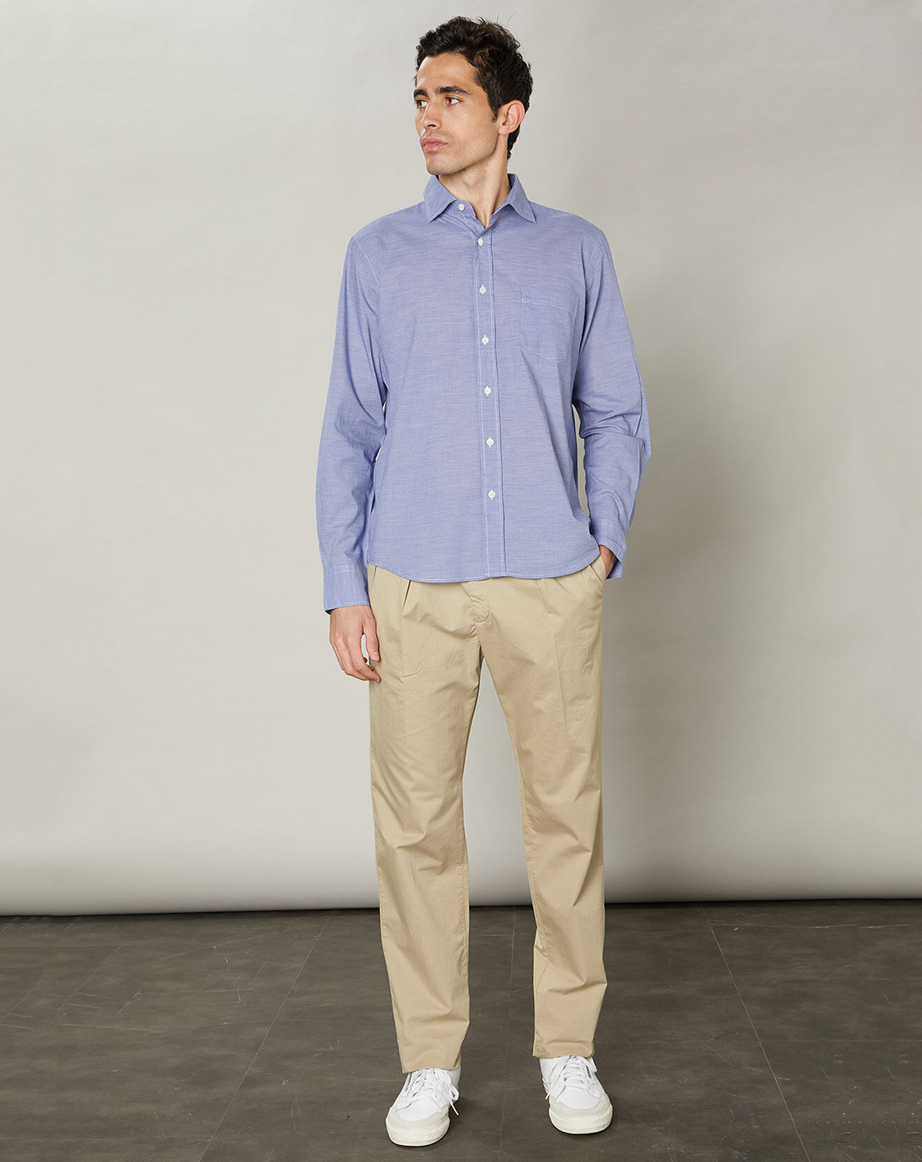 Hartford Chemise regular Paul bleue