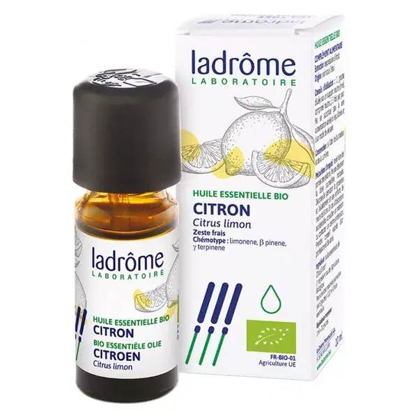 Óleo Essencial de Limão Orgânico Ladrome 10ml