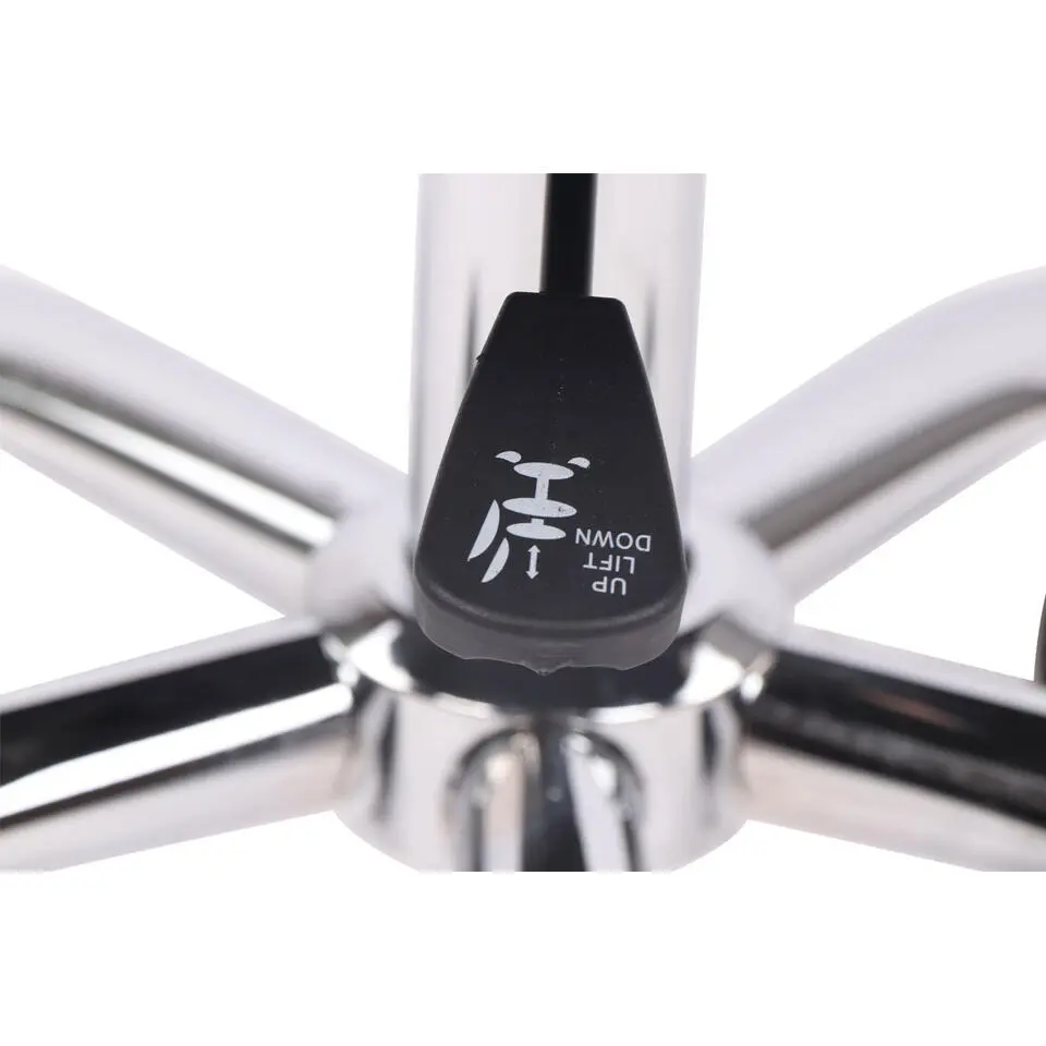 CLP Bureaustoel Deli PRO chroom Frame - Stof - donkergrijs