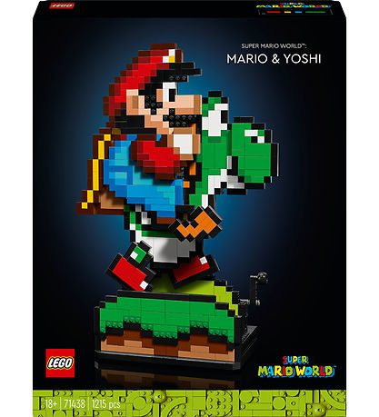 LEGO? Super Mario World: Mario og Yoshi 71438 - 1215 Dele