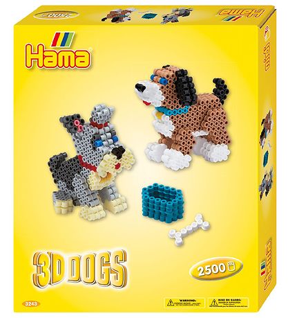 Hama Midi Perles?t - 2500 stk. - 3D - Hunde