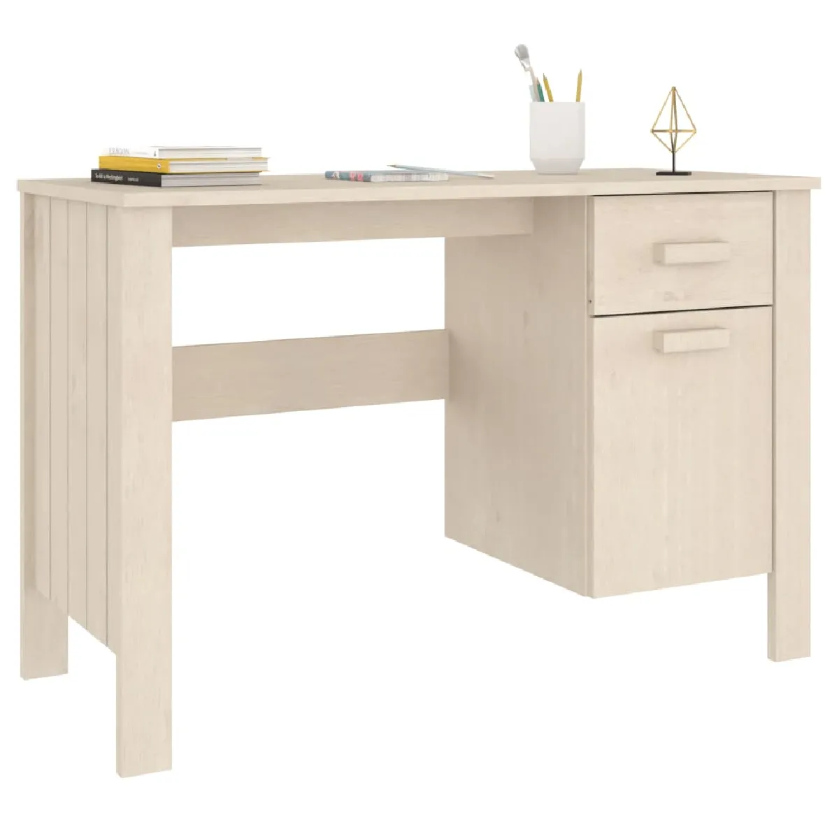 vidaXL Bureau HAMAR - Marron