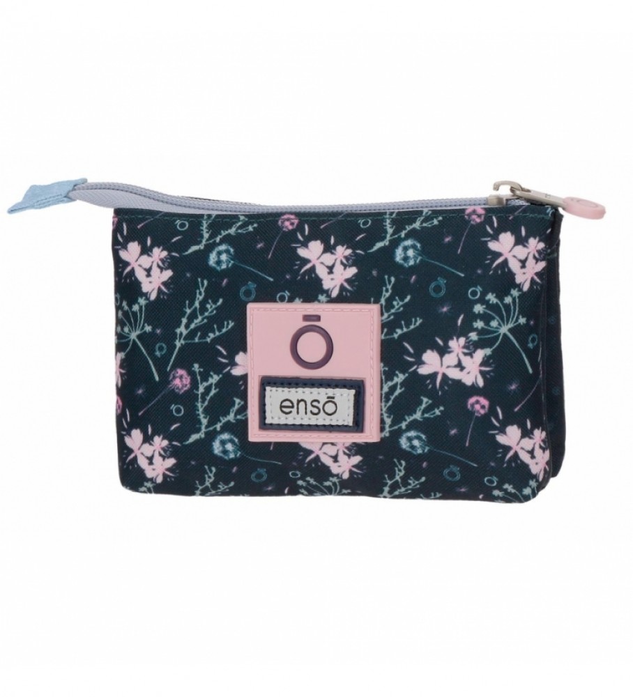 Carteira Enso Love and Lucky - 14x10x3,5cm - Azul Marinho