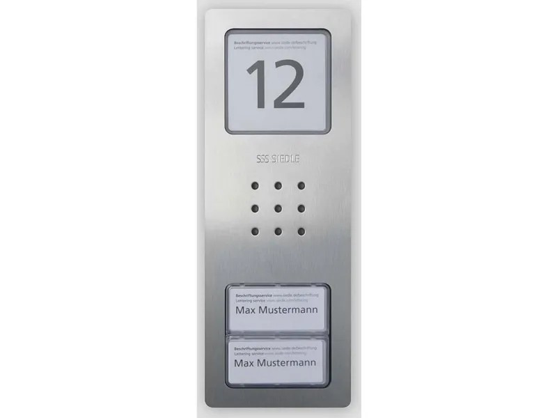 SIEDLE CA 850-2 E Audio-dørstation Kompakt rustfrit stål (210008734-00)
