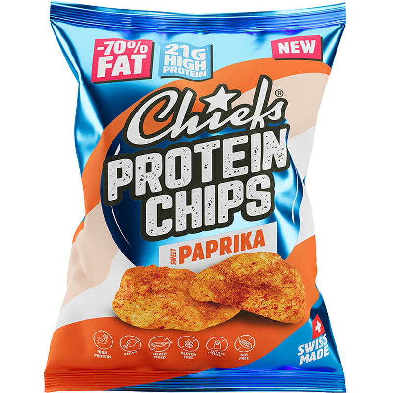 Chiefs Protein-Chips Sweet Paprika, 80 g