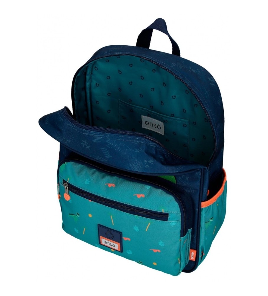 Enso Mochila Escolar Enso Dino artist adaptable multicolor