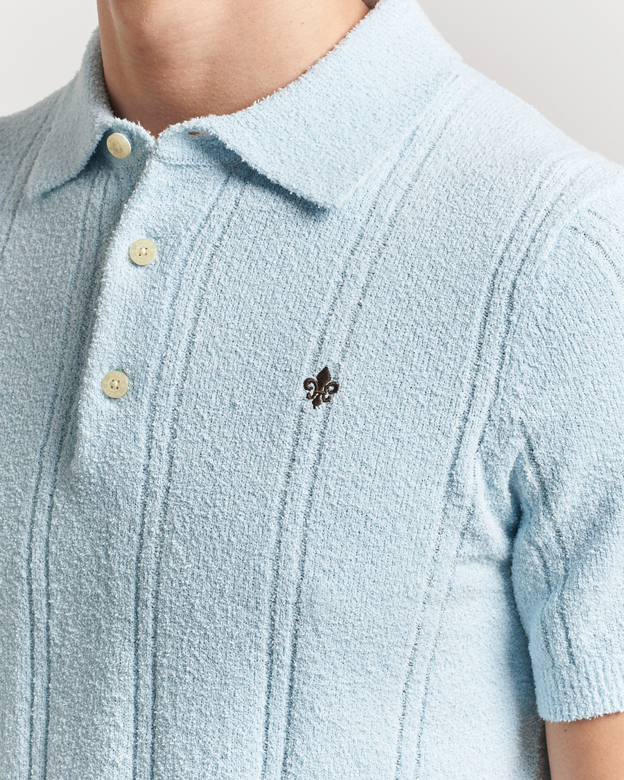 Morris Sandy Polo Shirt Light Blue