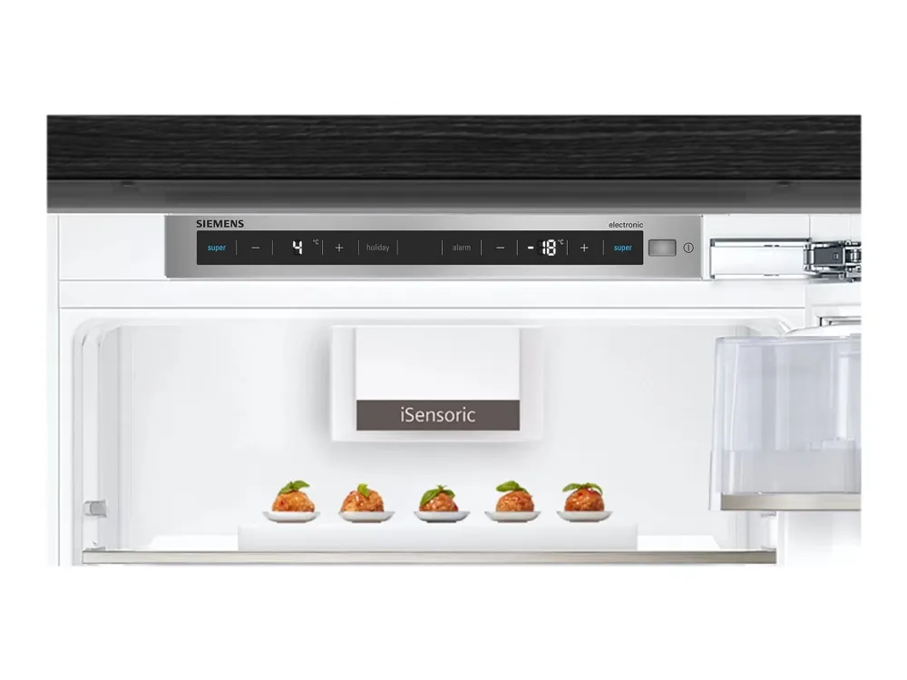 Siemens iQ500 coolEfficiency KI87SADD0 - Køleskab/fryser - bund-fryser - til indbygning - niche - bredde: 56 cm - dybde: 55 cm - højde: 177.5 cm - 270 liter - Klasse D