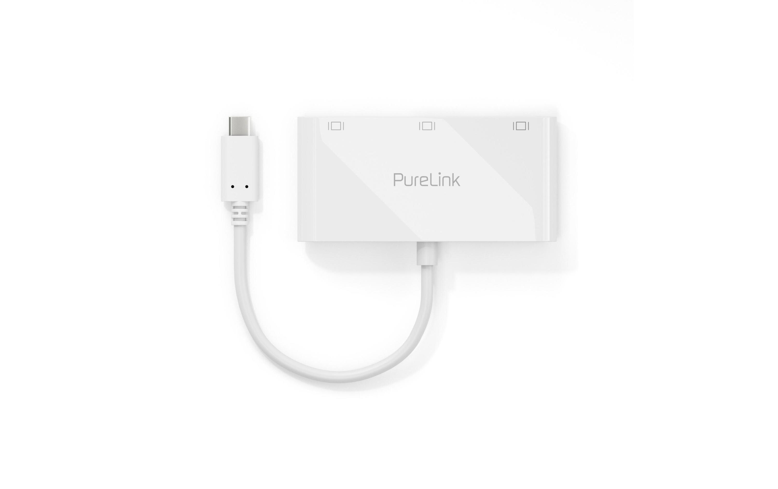Multiadapter IS250 USB Type-C - HDMI/DVI/DP, Weiss