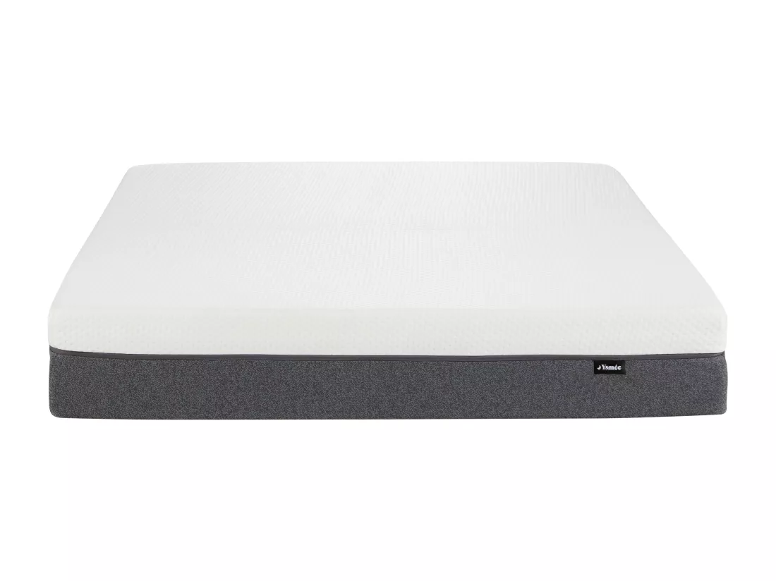 Matelas 140 x 190 cm hybride ressorts ensachés accueil mémoire de forme et mousse 7 zones déhoussable ép.25cm - KEPUR de YSMÉE