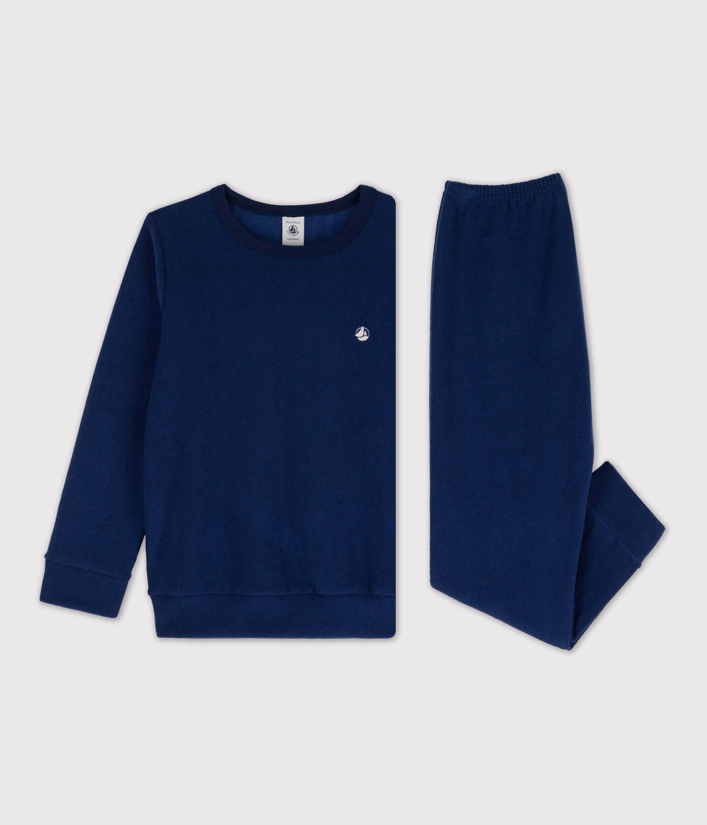 Pyjama petite fille/petit garçon en bouclette éponge grattée