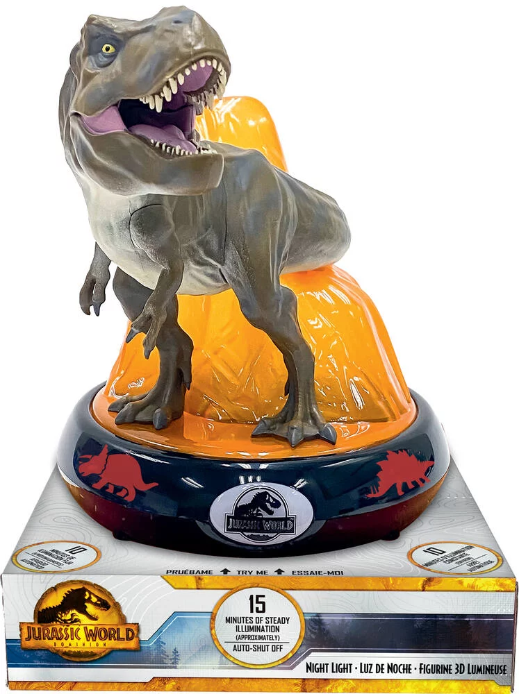 JURASSIC WORLD - FIGURINE 3D LUMINEUSE
