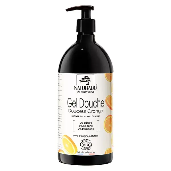 Gel de Banho Suave com Laranja Orgânica Naturado 1L