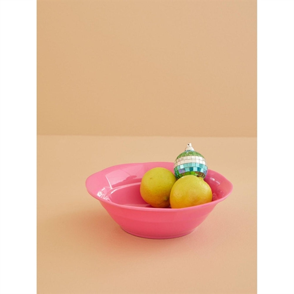 Fuchsia Melamin Dyb Tallerken - Rice → Luksusbaby.dk