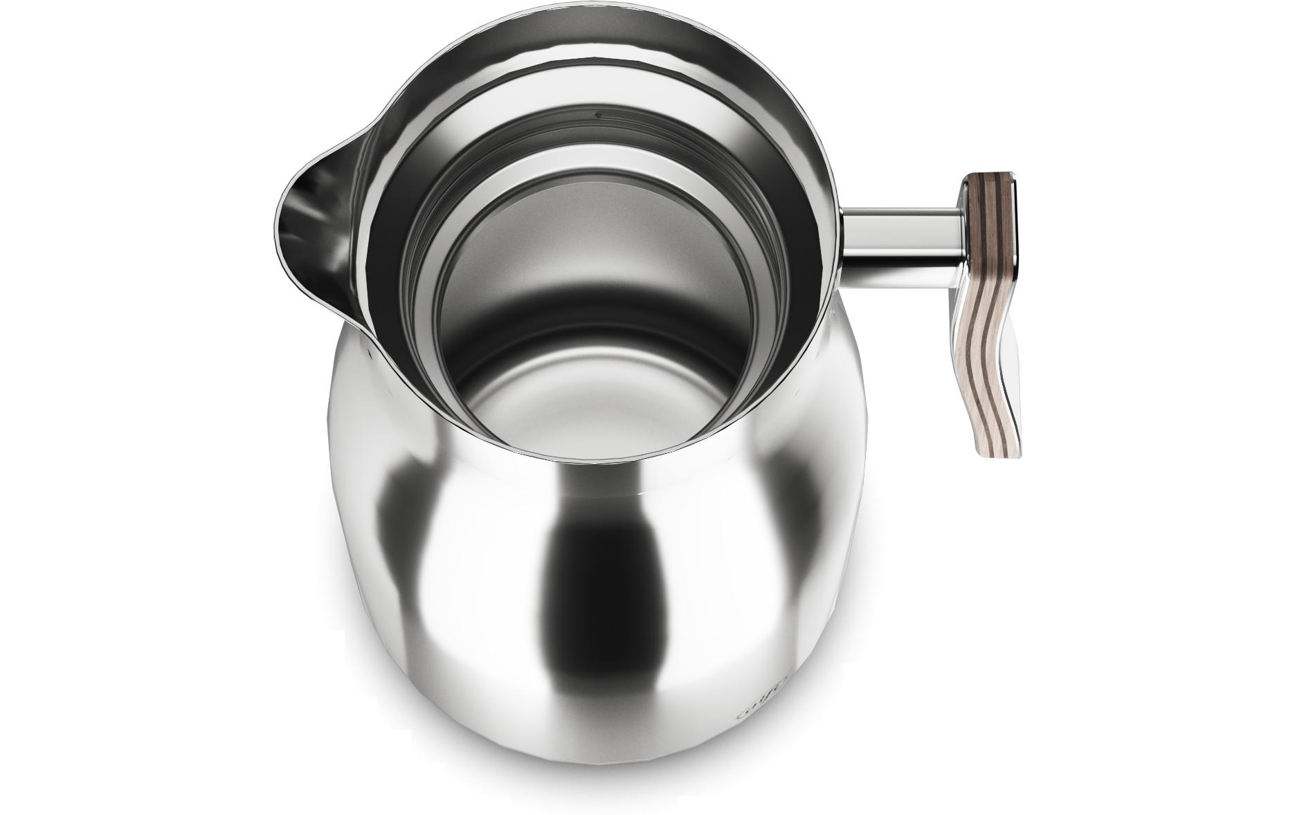 Thermoskanne Studio Allure 1000 ml, SilberKaraffe aus Edelstahl