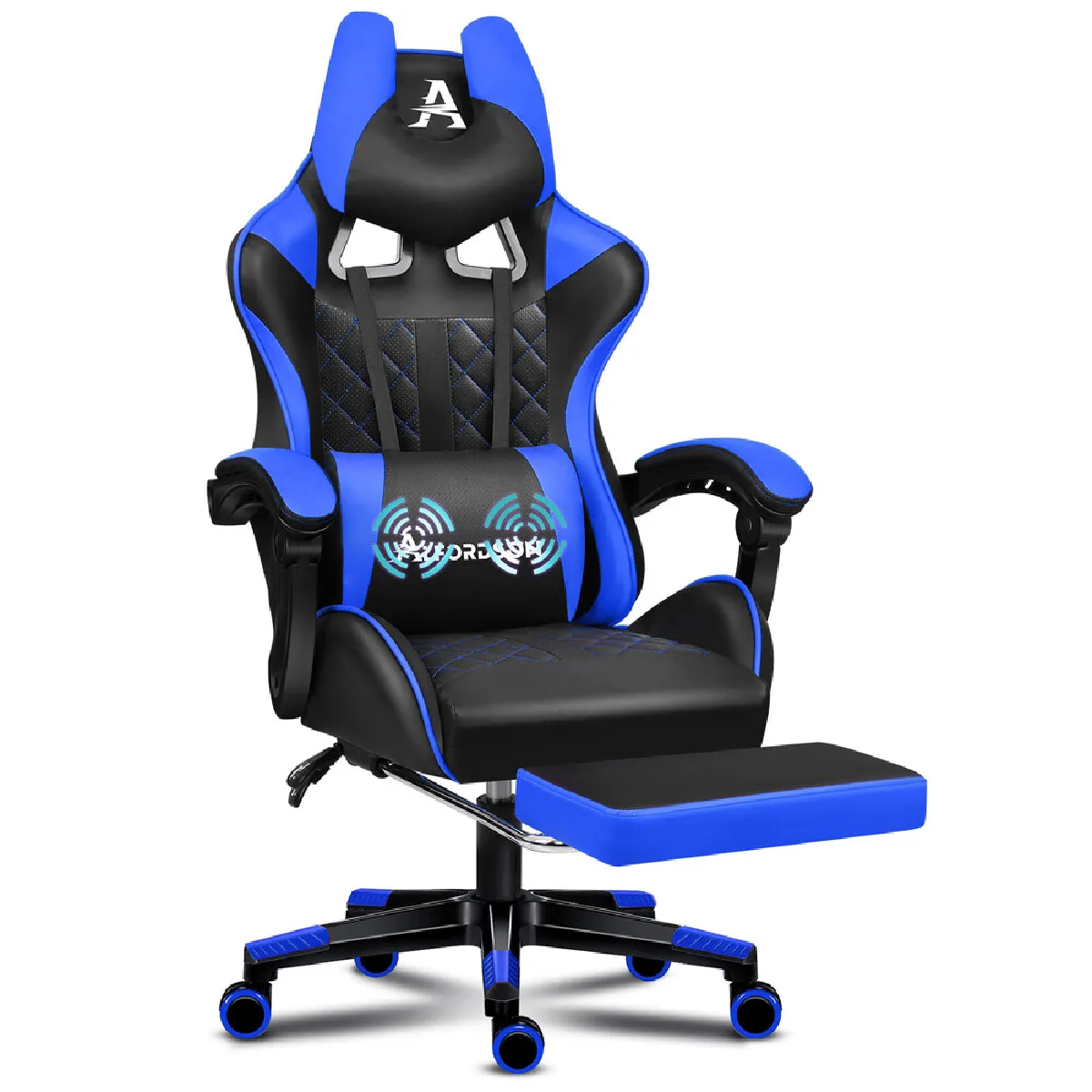 ALFORDSON Racer - Bleu/Noir
