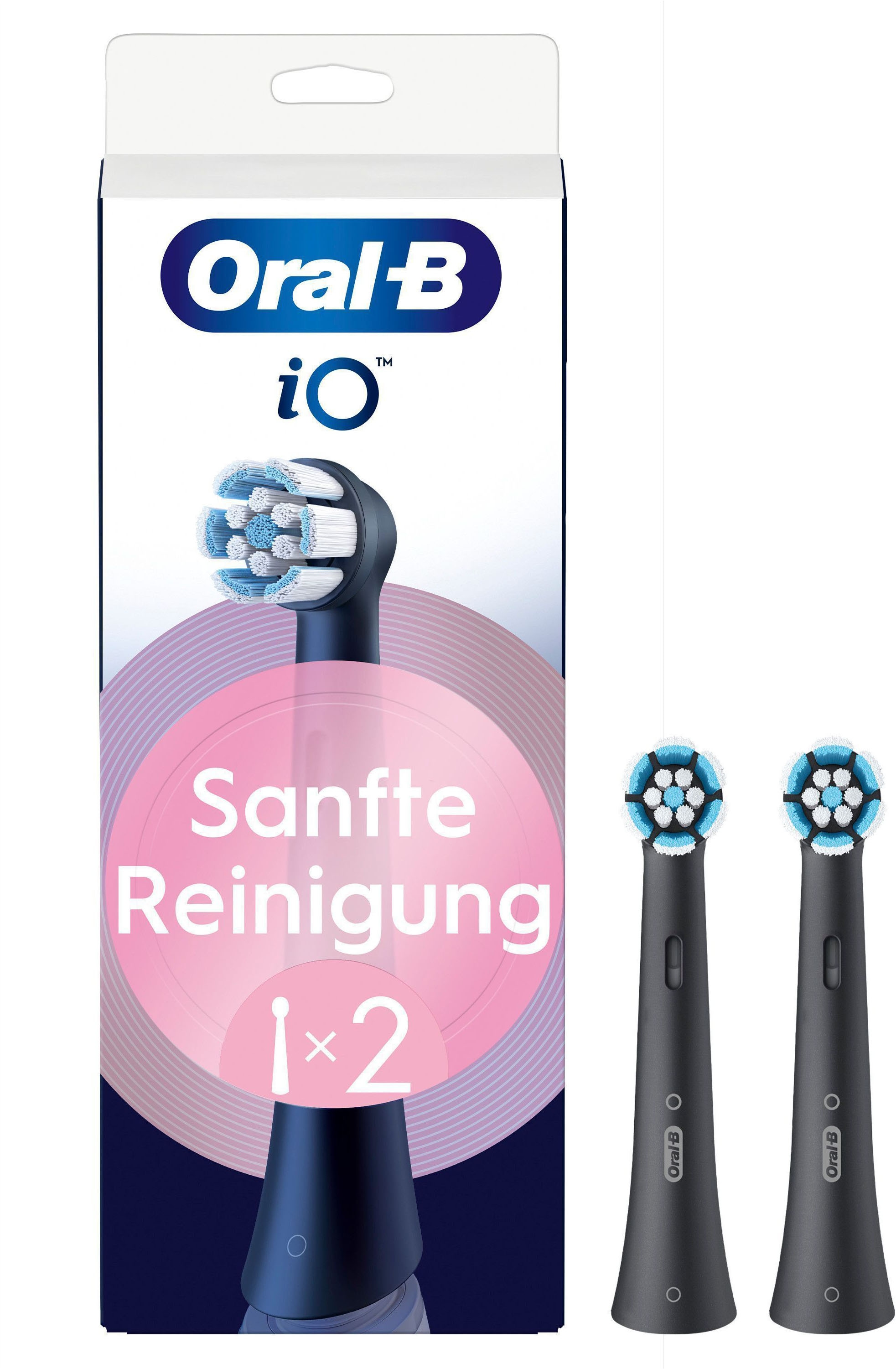 Oral-B Aufsteckbürsten »iO Sanfte Reinigung« fortschrittliche Plaque-Entfernung, für empfindliches Zahnfleisch