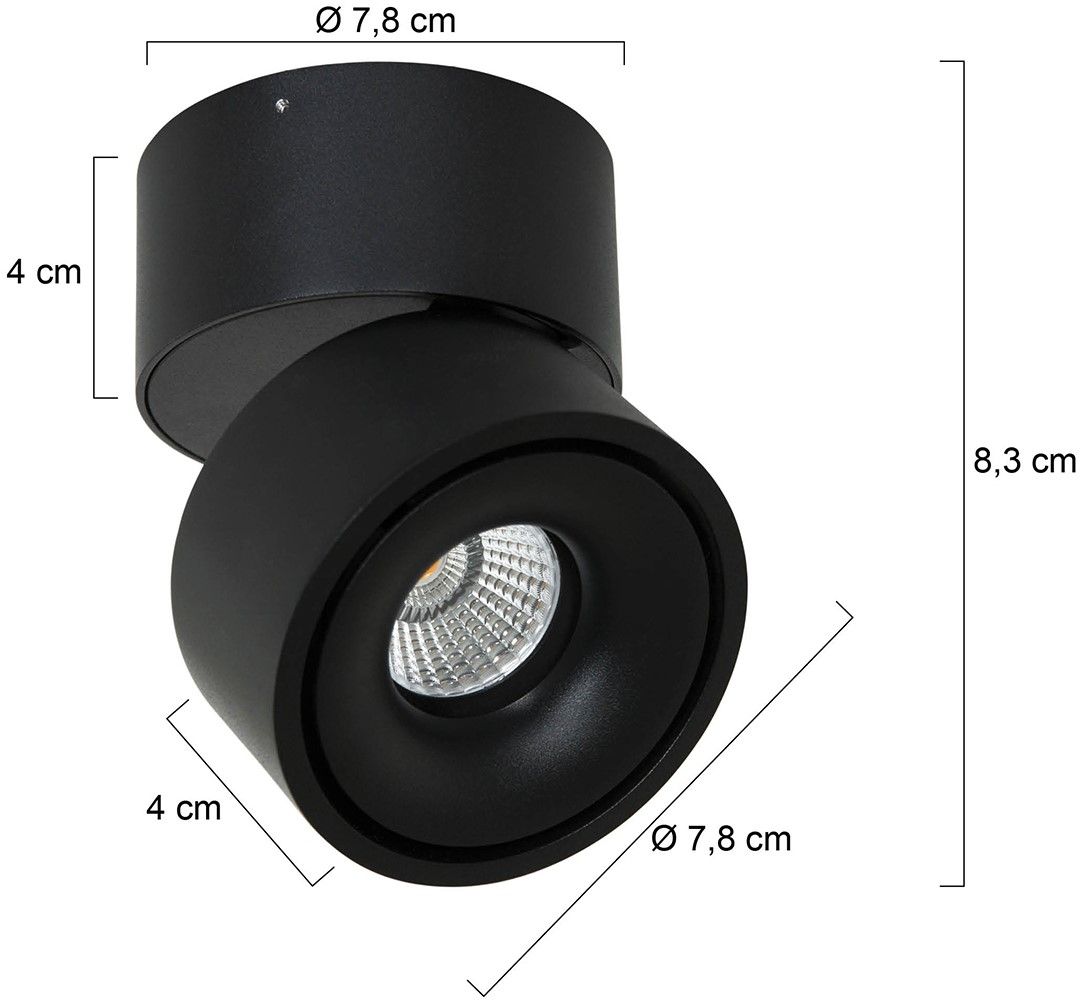 Plafondlamp 2673ZW Fez Mexlite ⌀7.8  x H8.3 cm