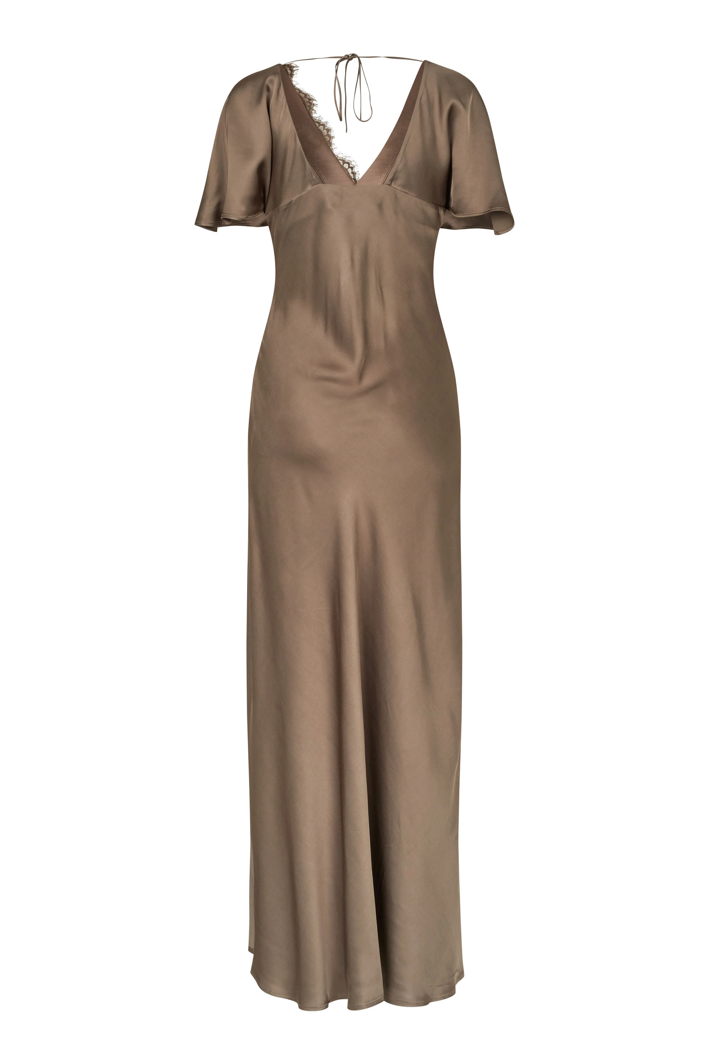Second Female  Wienna Maxi kjole - Chocolate Chip