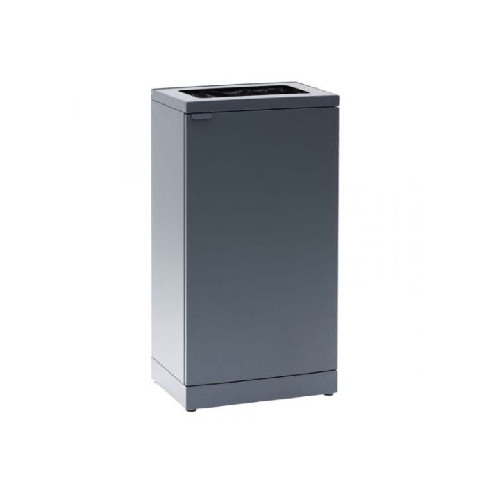 Afvalbak Open 95 liter Bica 857 Antraciet Model VB195466 (8713631195466)