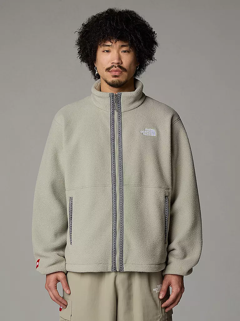THE NORTH FACE Fleecejacke hellgrau