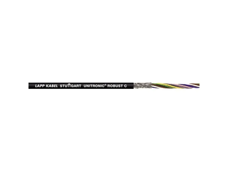 LAPP 1032050/100 Busledning UNITRONIC® ROBUST C 2 x 0.14 mm² Sort 100 m