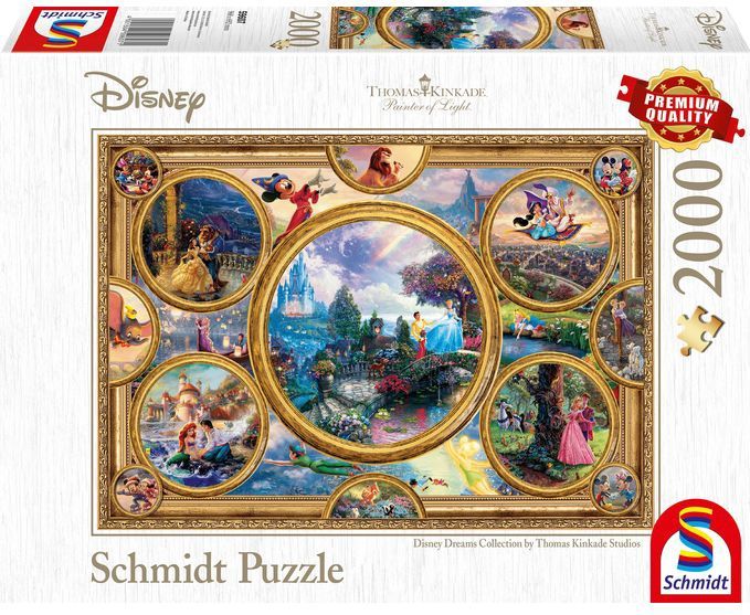 Schmidt Legpuzzel Disney Dreams Collection Goud 2000 Stukjes