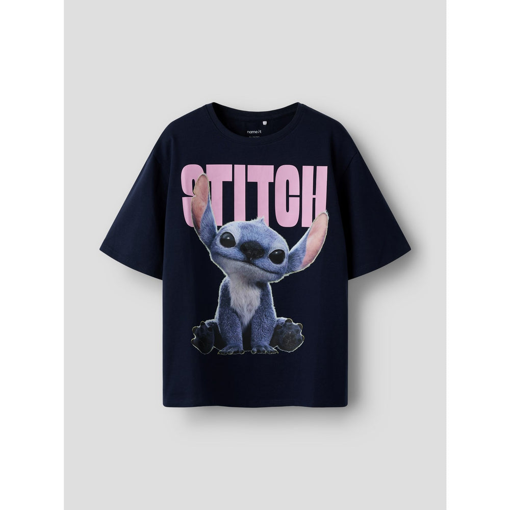Køb Name It Navy Blazer Nkfnibus Stitch Nreg Ss Top Lnoos Wdi