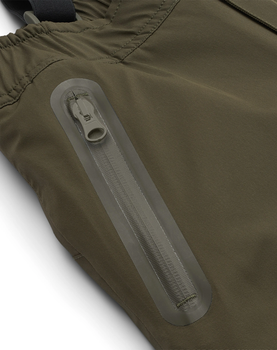 Schneehose KARTER mit Träger in dark olive