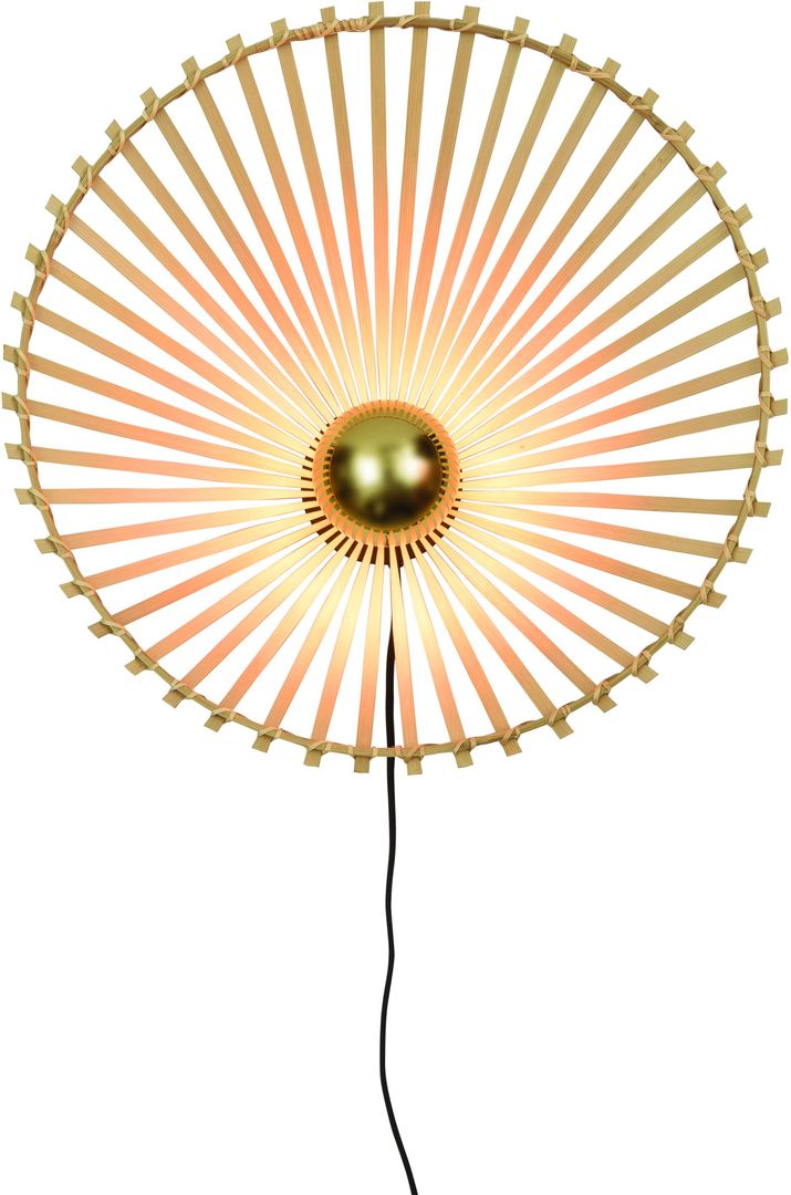 Good&Mojo Bromo Wandlamp Naturel, Zwart