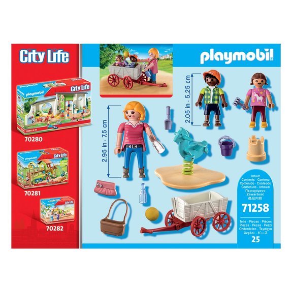 Starter Pack Nourrice avec enfants Playmobil City Life 71258