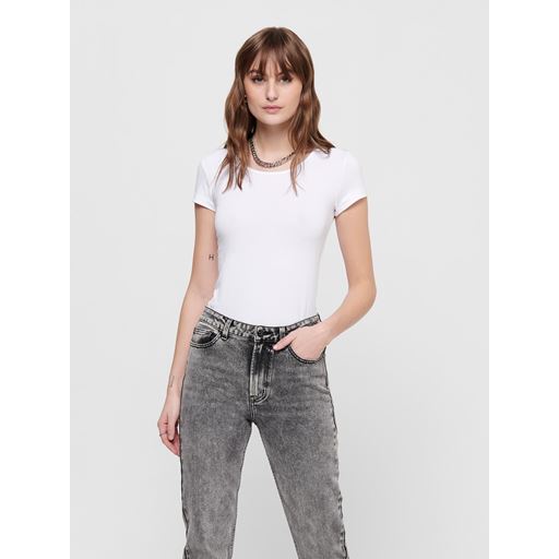 ONLY Live Love T-shirt, White, L