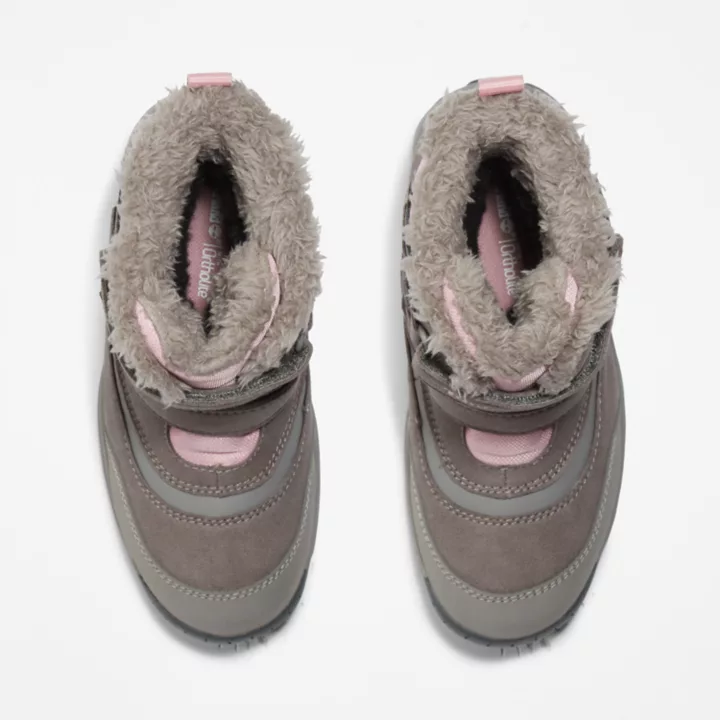 Bota de inverno infantil Gore-Tex Chillberg na cor cinza.