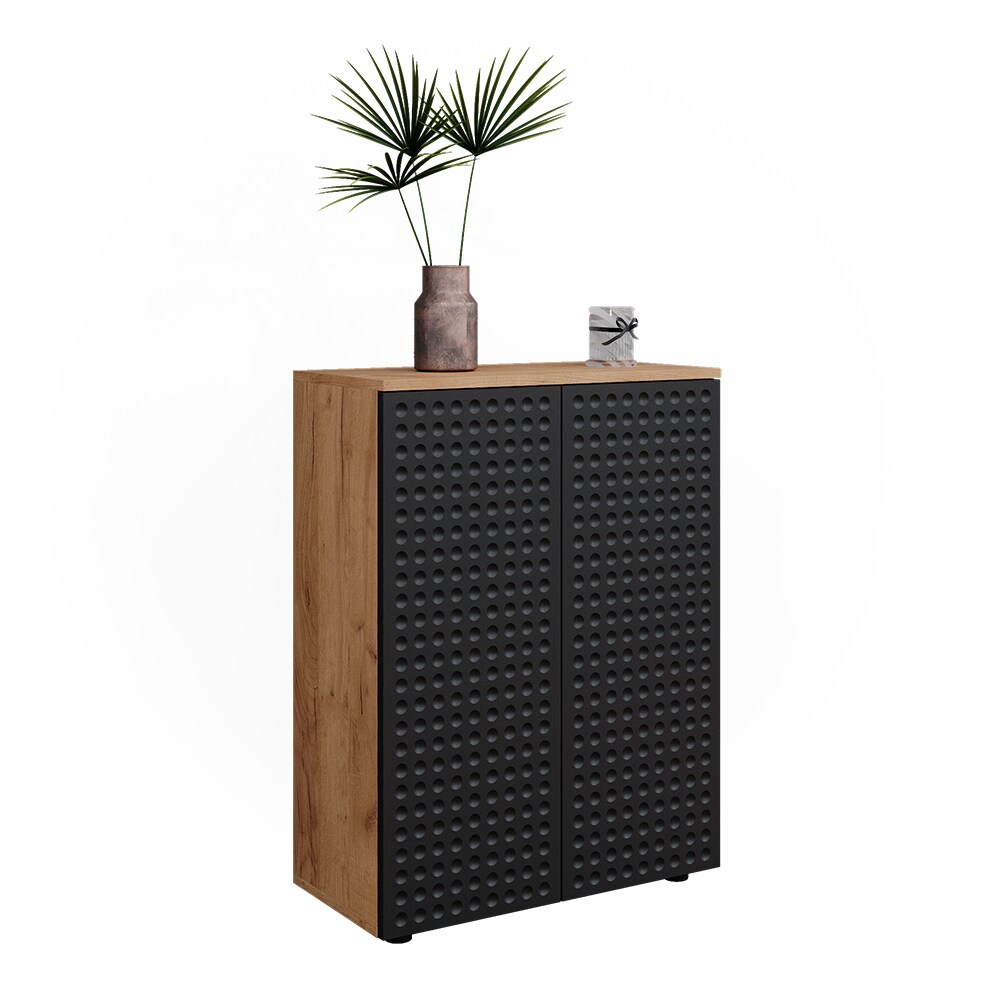 Vicco Badschrank Irma Eiche Anthrazit 60 x 81 cm Badezimmer