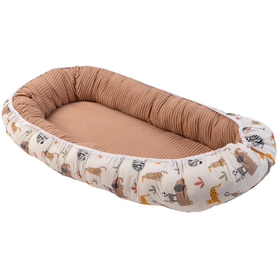 Ullenboom Kuschelnest Waffelpique Sand Savanne 55 x 95 cm