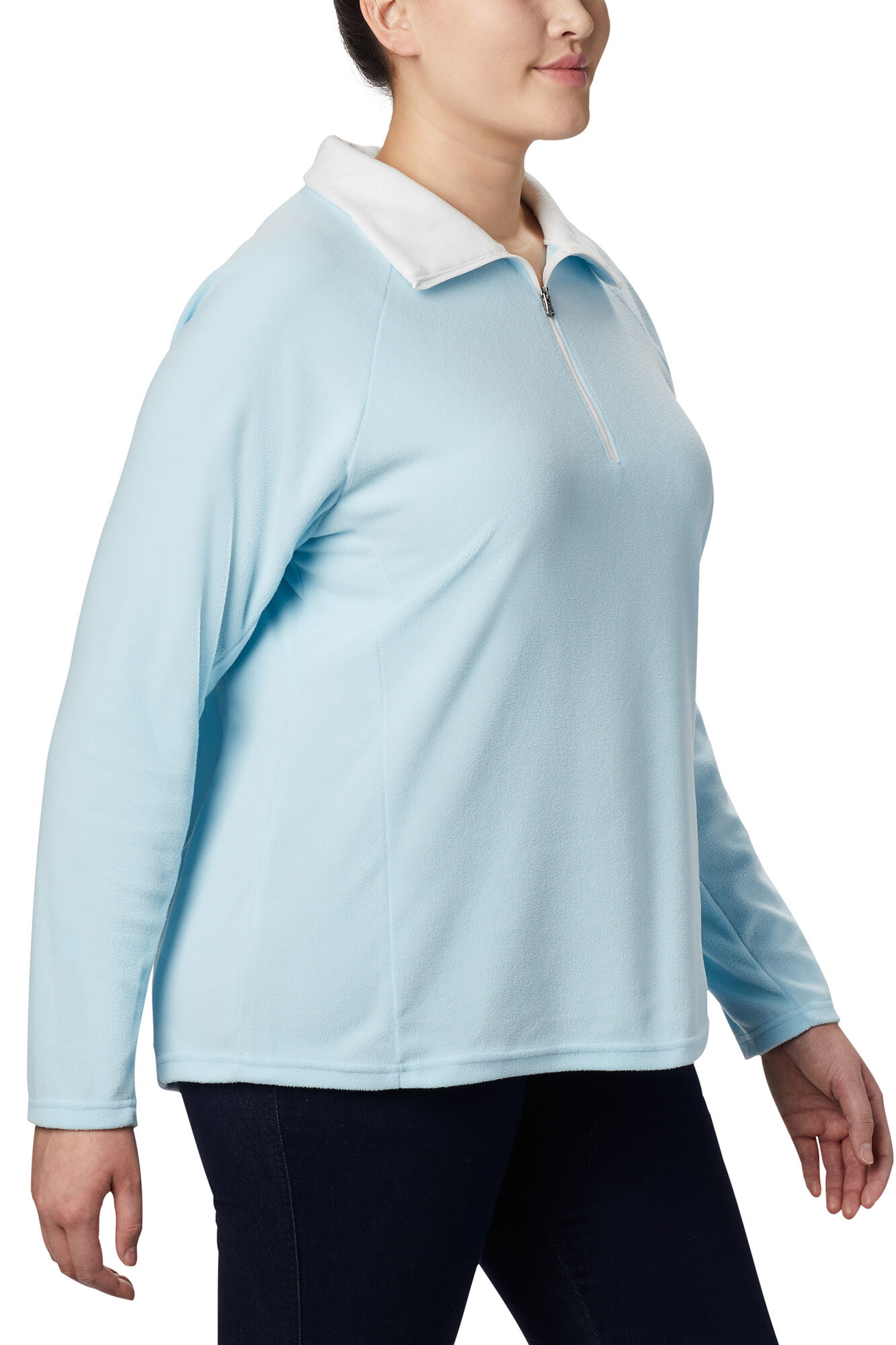 Casaco polar Columbia Glacial™ com meio zíper - Azul
