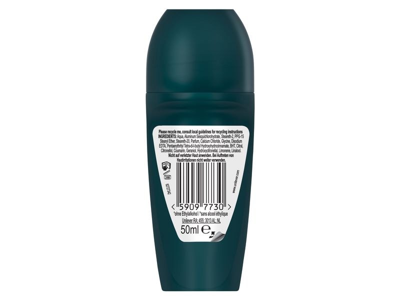 Rexona Deo Roll-on Nonstop Protection Cobalt Dry 50 ml Anti-Transpirant Roll-on bietet ein trockenes Gefühl den ganzen Tag