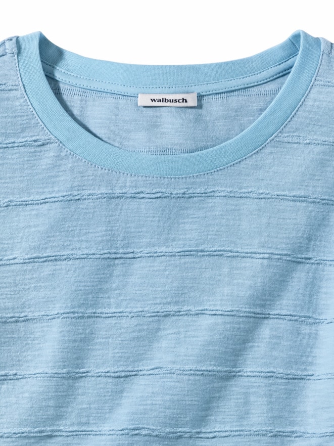 Baumwollshirt Streifenstruktur