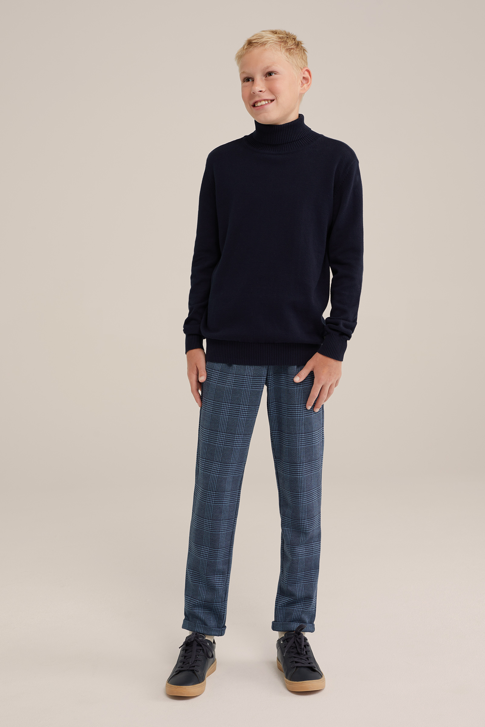 Jongens pantalon met dessin Blue Ridge Donkerblauw