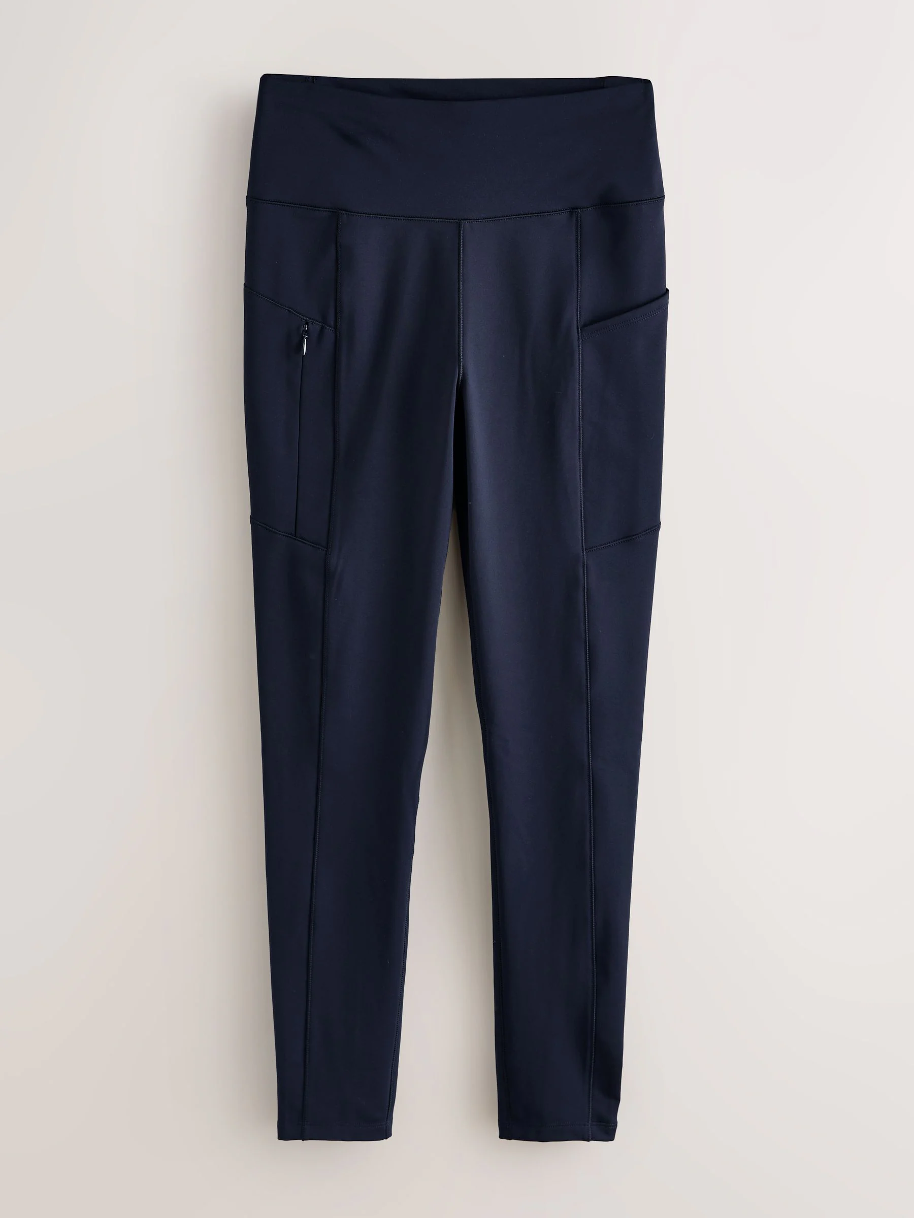 Marineblauw - Outdoor Fleece Lined Warm Handle Leggings