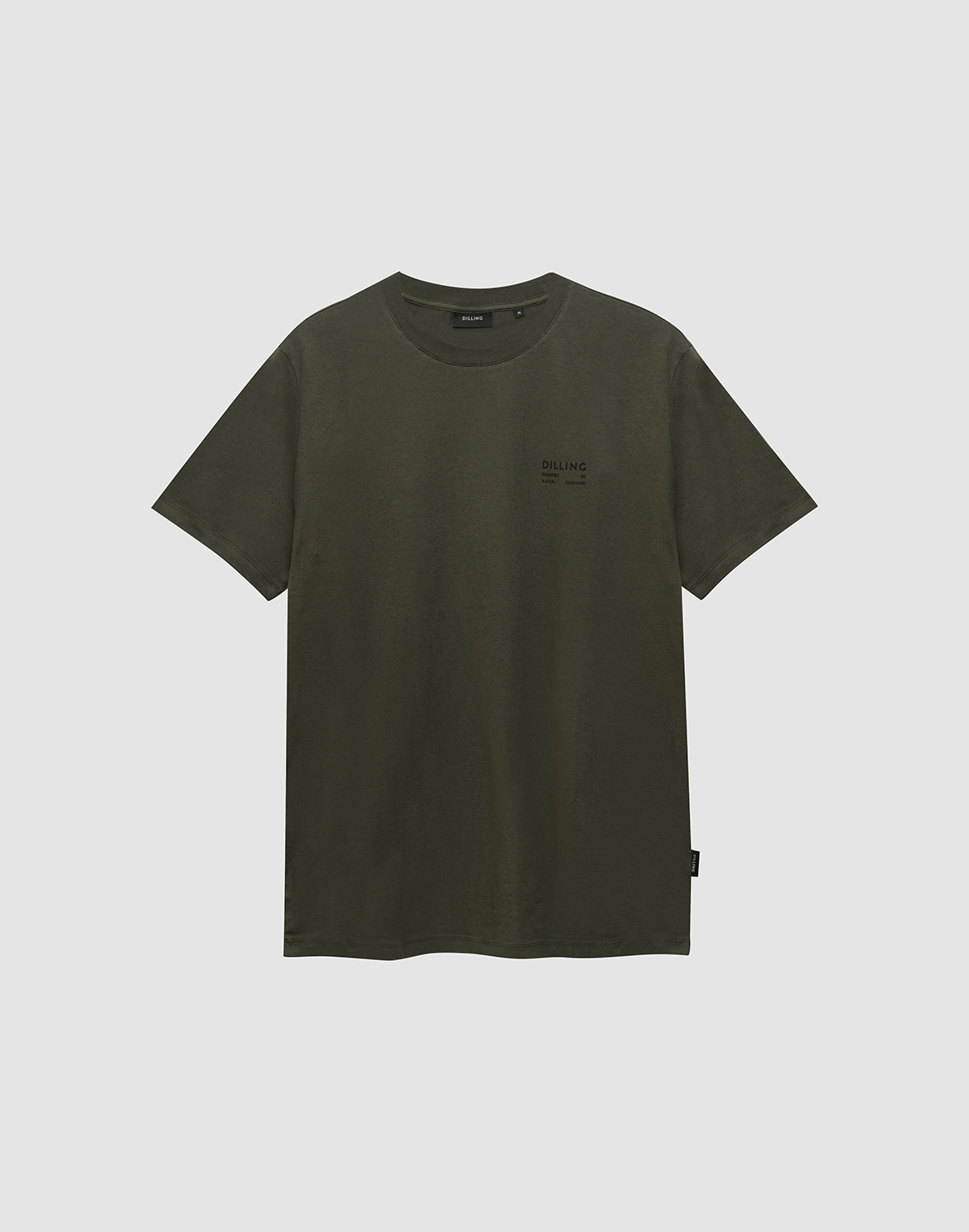T-shirt van katoen voor heren in Bosnacht