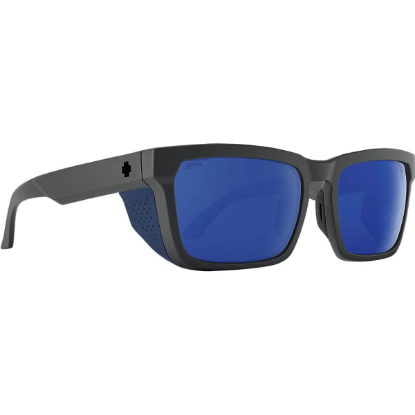 Lunette de soleil lifestyle SPY HELM TECH MATTE DARK GRAY HAPPY GRAY GREEN POLAR DARK BLUE SPECTRA MIRROR