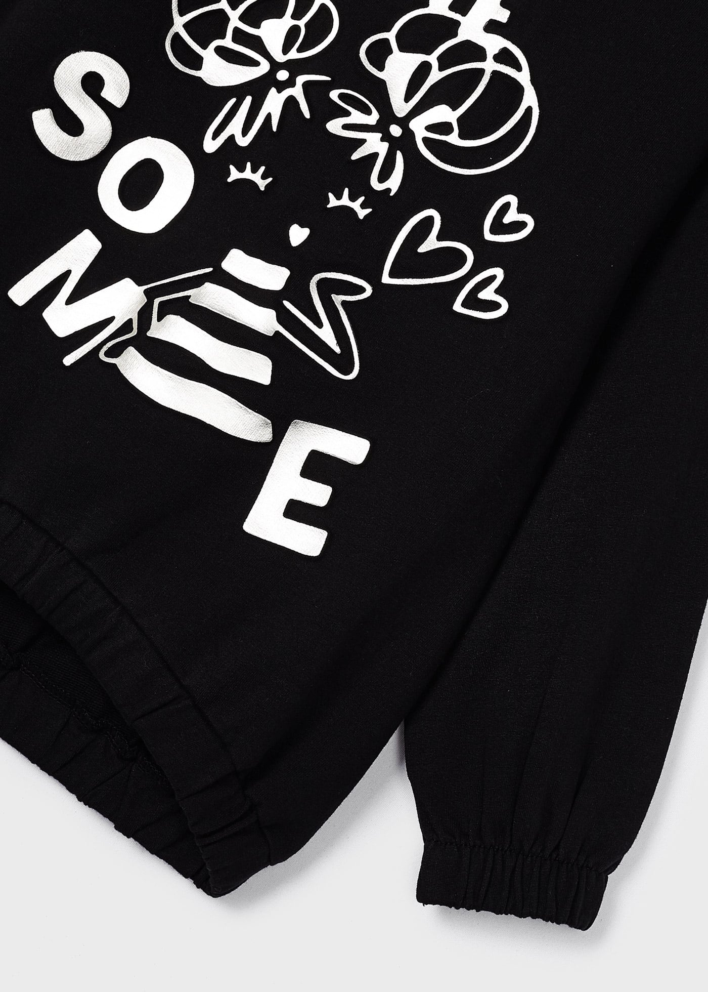 Conjunto de algodão de alta qualidade com duas peças para meninas.