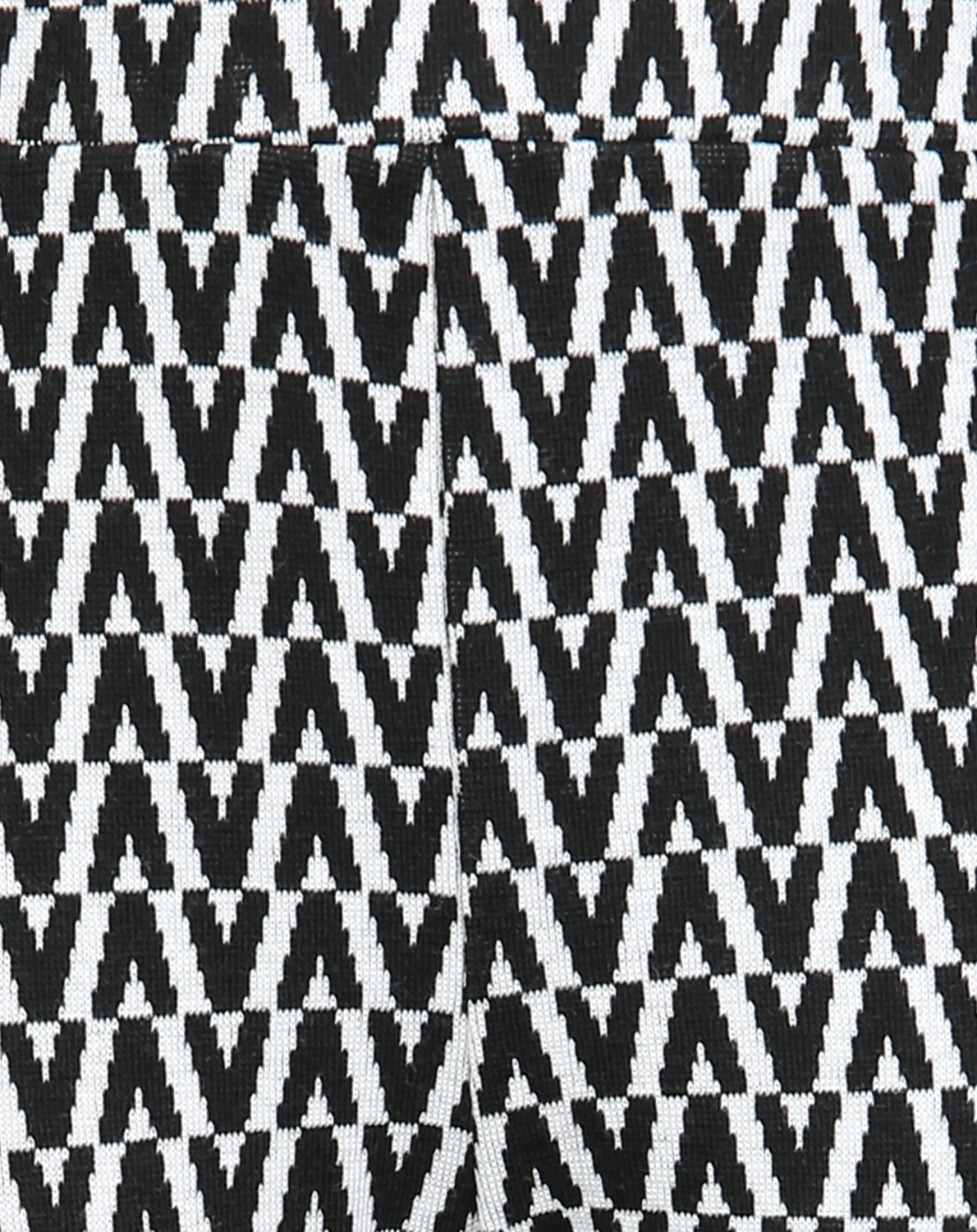 Stoffhose JACQUARD in schwarz/weiß